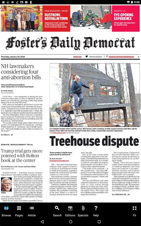 foster's daily democrat